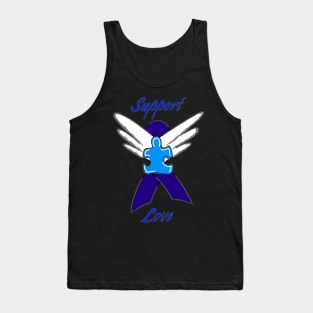 Support Autism Awareness Tank Top